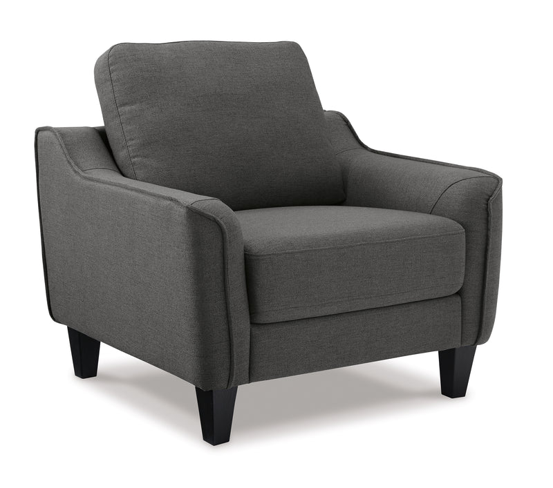 Jarreau Gray Sofa Chaise And Chair