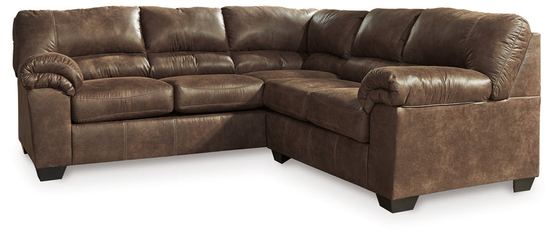 Bladen Coffee Faux Leather 2-Piece Sectional 12020S1