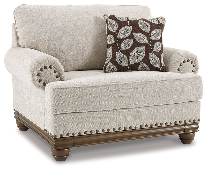 Harleson Wheat Sofa, Loveseat, Chair And Ottoman