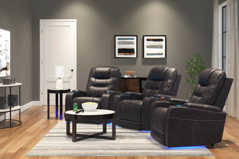 Composer Gray 3-Piece Home Theater Seating