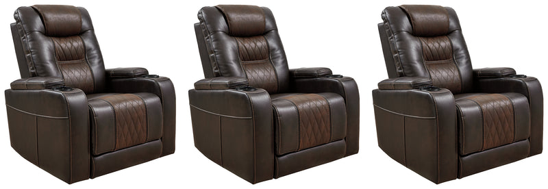 Composer Brown 3-Piece Home Theater Seating