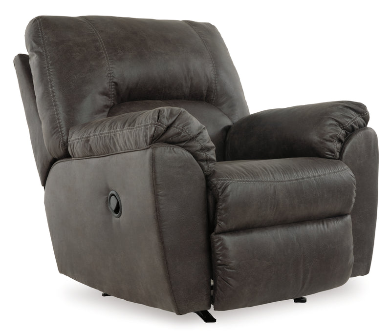 Tambo Pewter 2-Piece Sectional With Recliner