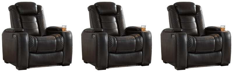 Party Midnight Time 3-Piece Home Theater Seating