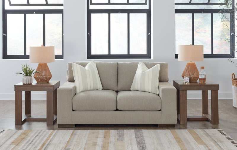Maggie Flax Sofa And Loveseat