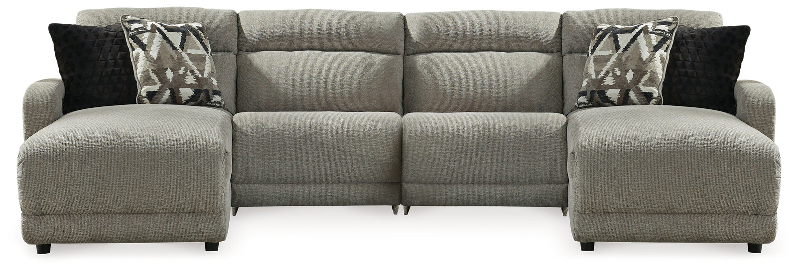 Colleyville Stone 4-Piece Power Reclining Sectional With Chaise 54405S16