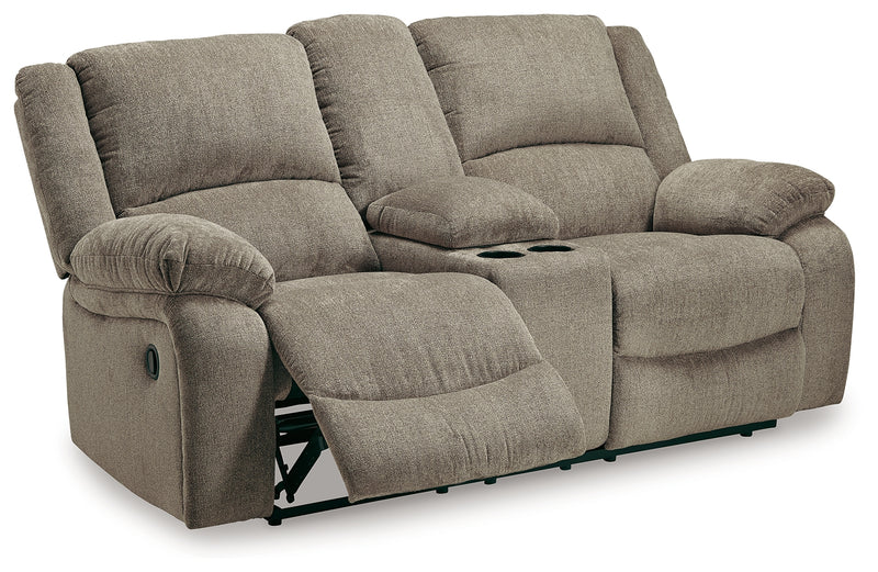 Draycoll Pewter Sofa, Loveseat And Recliner