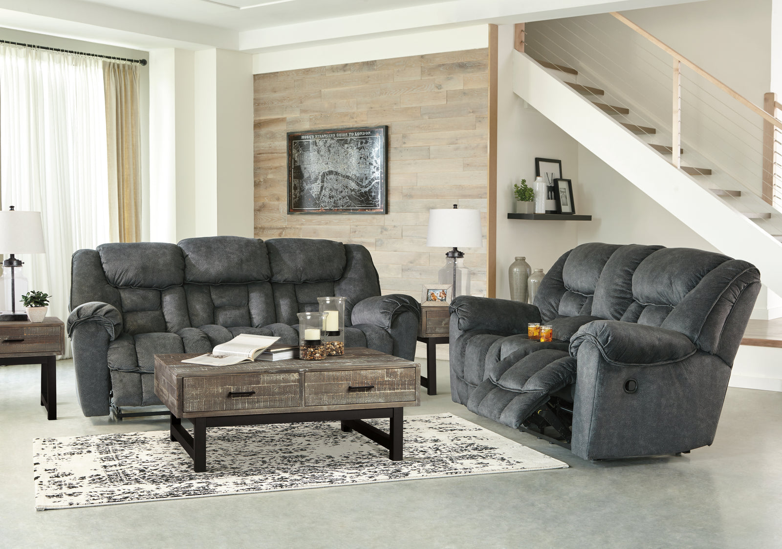 Capehorn Granite Sofa And Loveseat