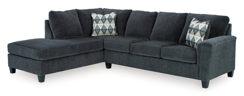 Abinger Smoke 2-Piece Sectional With Ottoman