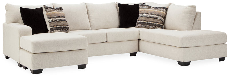Cambri Snow 2-Piece Sectional With Chair And Ottoman