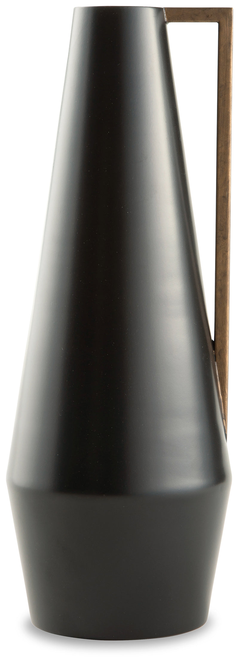 Pouderbell Black/gold Finish Vase A2000554