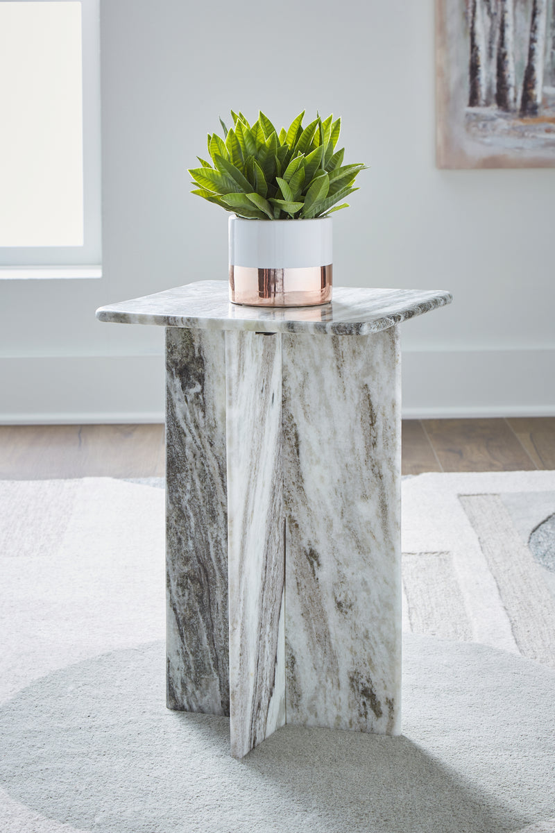 Keithwell Gray Accent Table