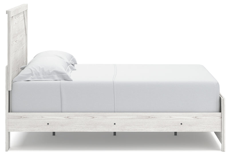 Gerridan White/Gray Queen Panel Bed