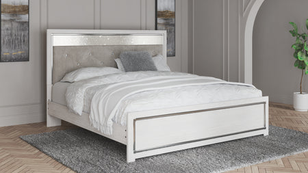 Altyra White King Panel Bed B2640B50