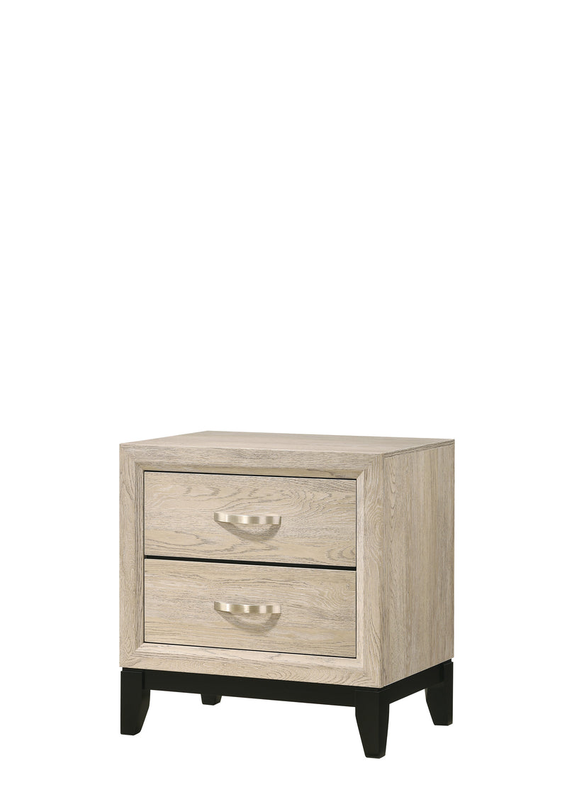 Akerson Chest Drift Wood, Contemporary Sleek And Modern Wood, Metal 5 Drawers