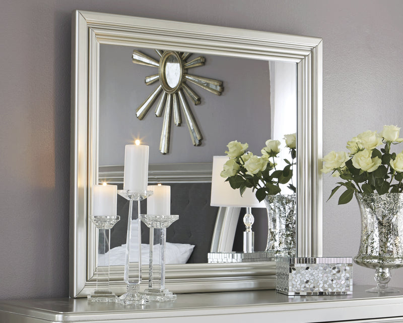 Coralayne Silver Dresser And Mirror