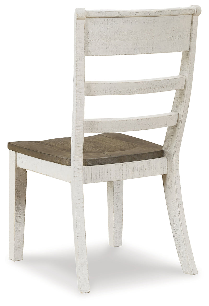 Havalance Gray/white Dining Chair