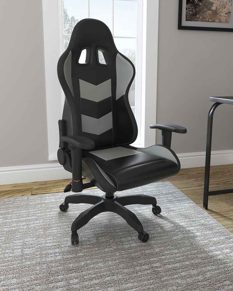 Lynxtyn Black Home Office Desk With Chair