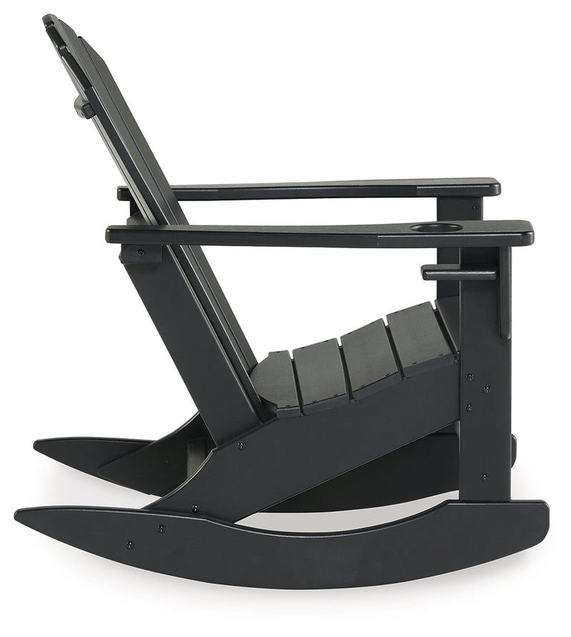 Sundown Treasure Black Outdoor Rocking Chair