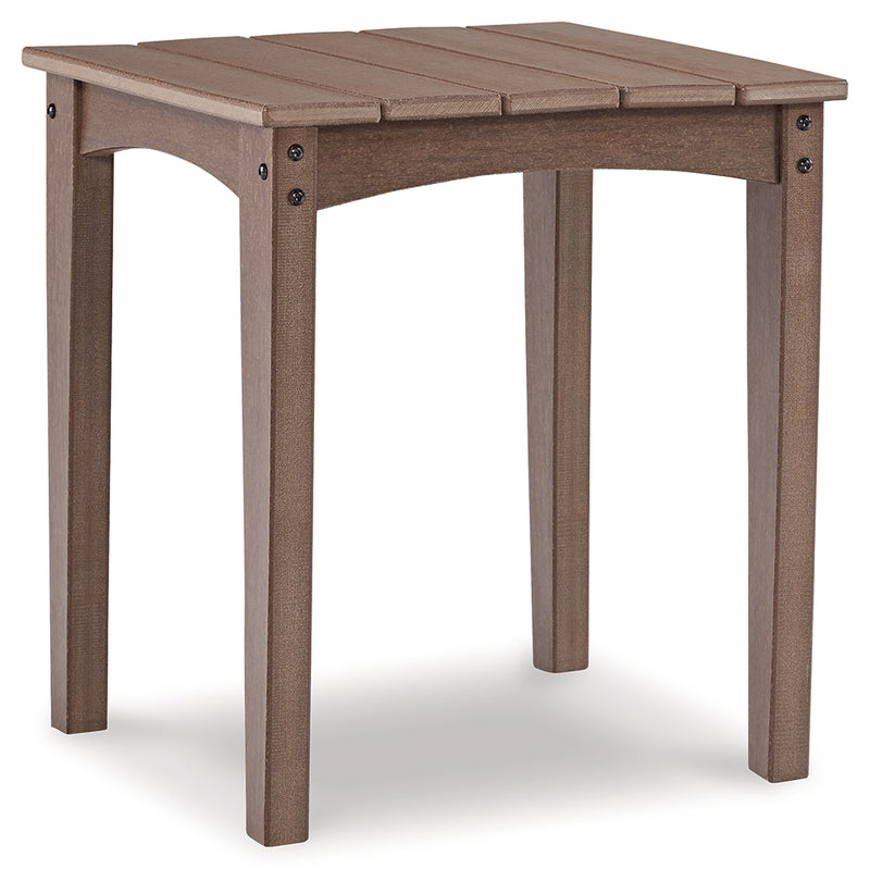 Emmeline Brown Outdoor Coffee Table With 2 End Tables