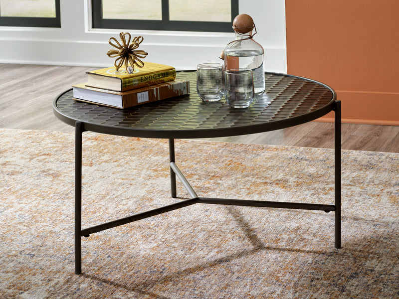Doraley Brown/gray Coffee Table With 2 End Tables