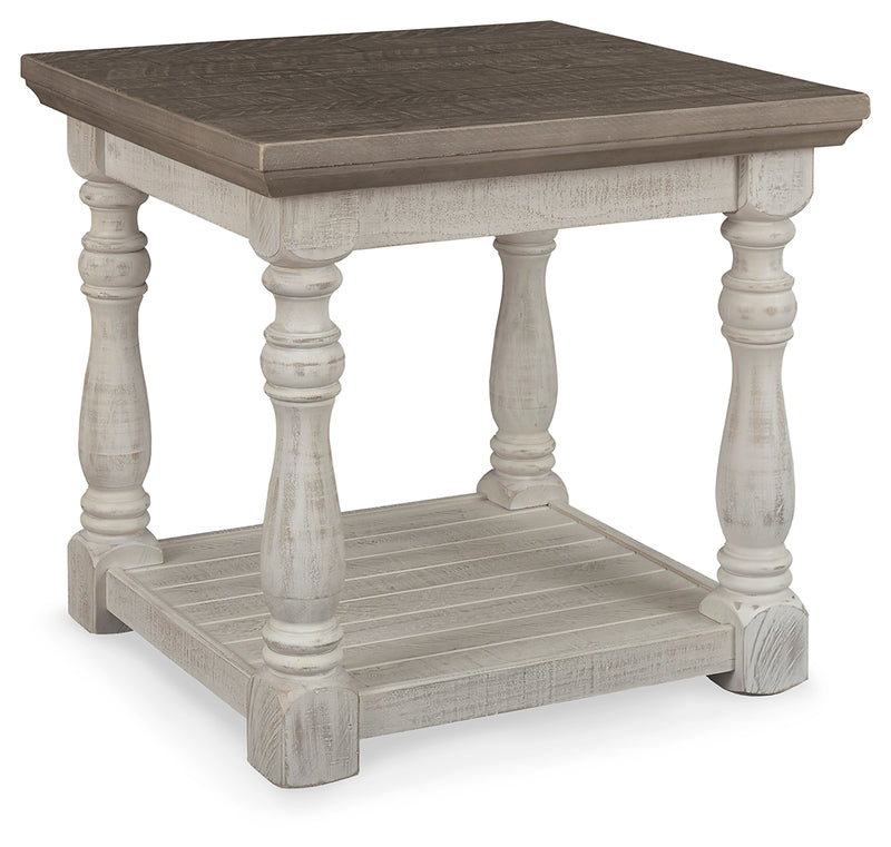 Havalance Gray/white Coffee Table With 2 End Tables