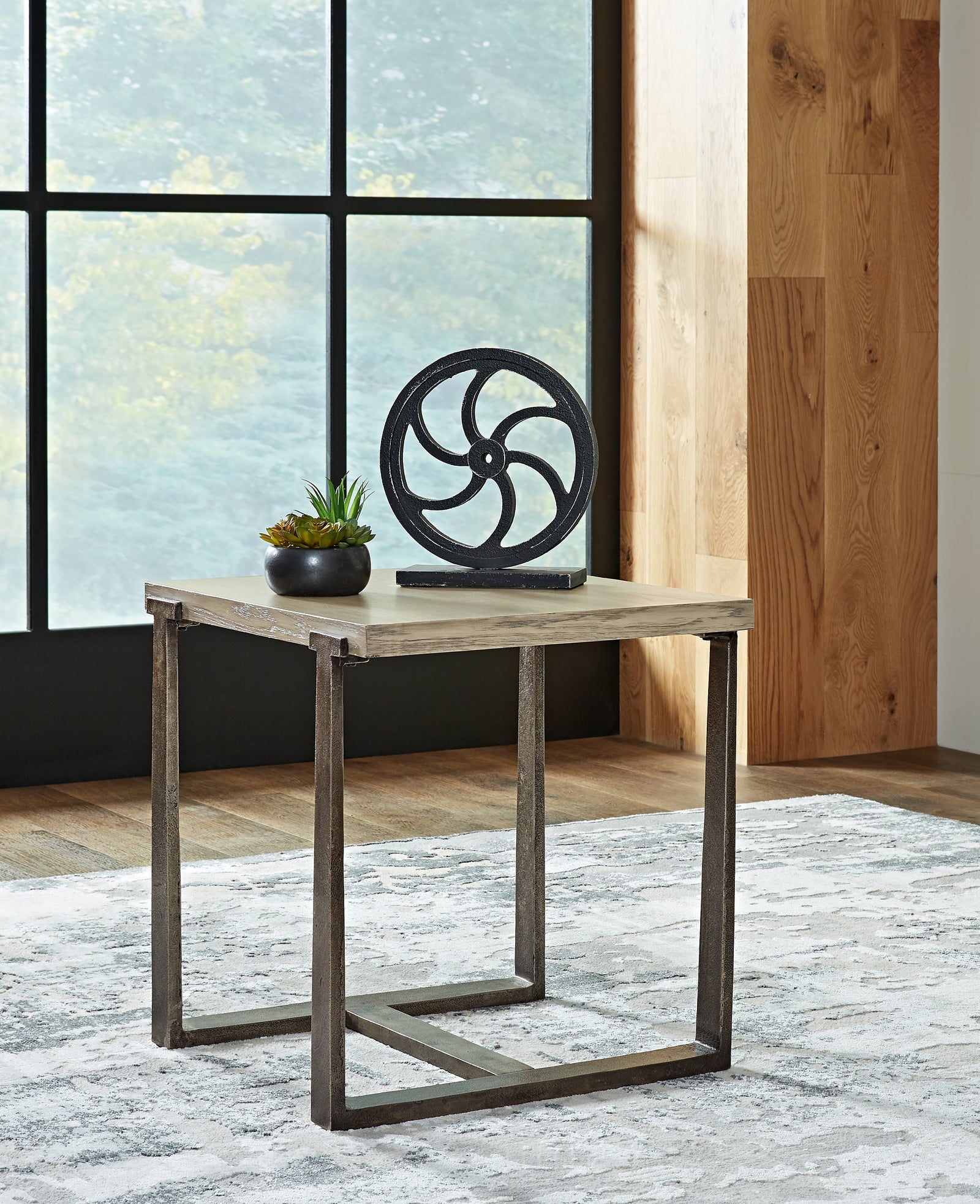 Dalenville Gray End Table T965-3