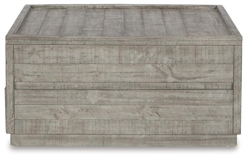 Krystanza Weathered Gray Coffee Table With 2 End Tables