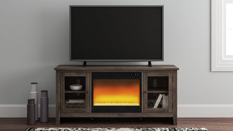Arlenbry Gray 60" Tv Stand With Electric Fireplace W275W2