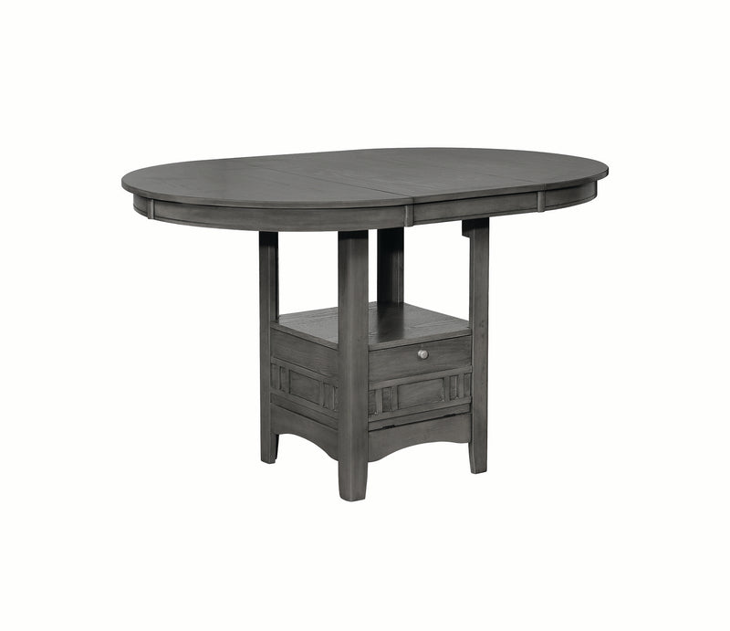 Lavon Dining Table With Storage Medium Grey