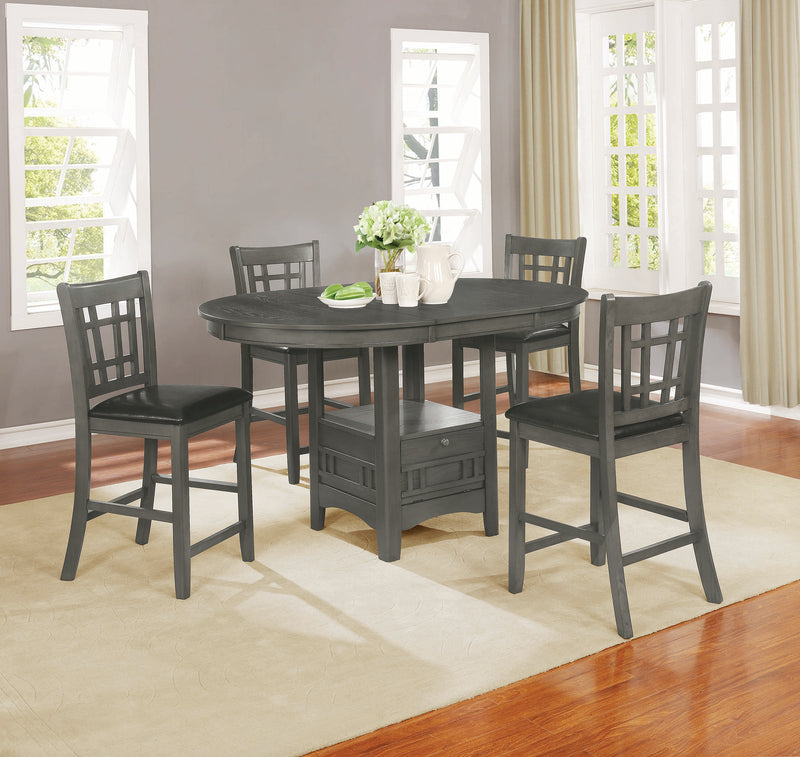 Lavon Dining Table With Storage Espresso