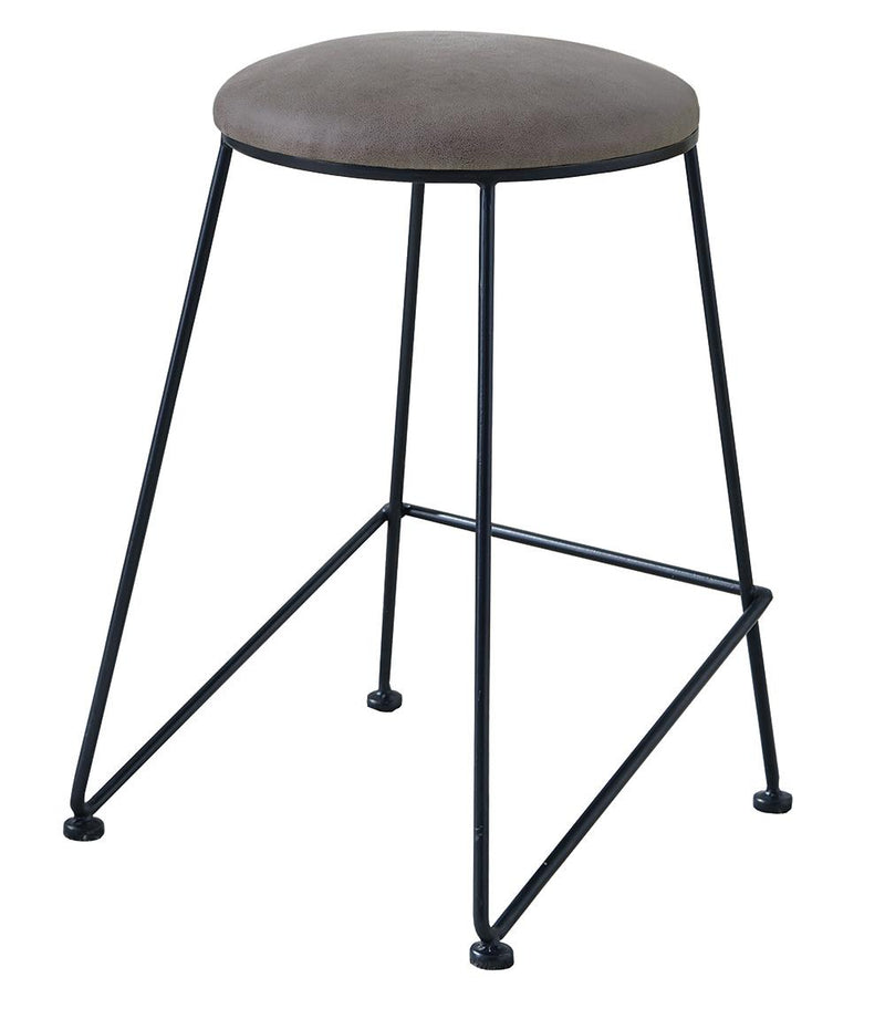 Brown Upholstered Counter Height Stool 182078