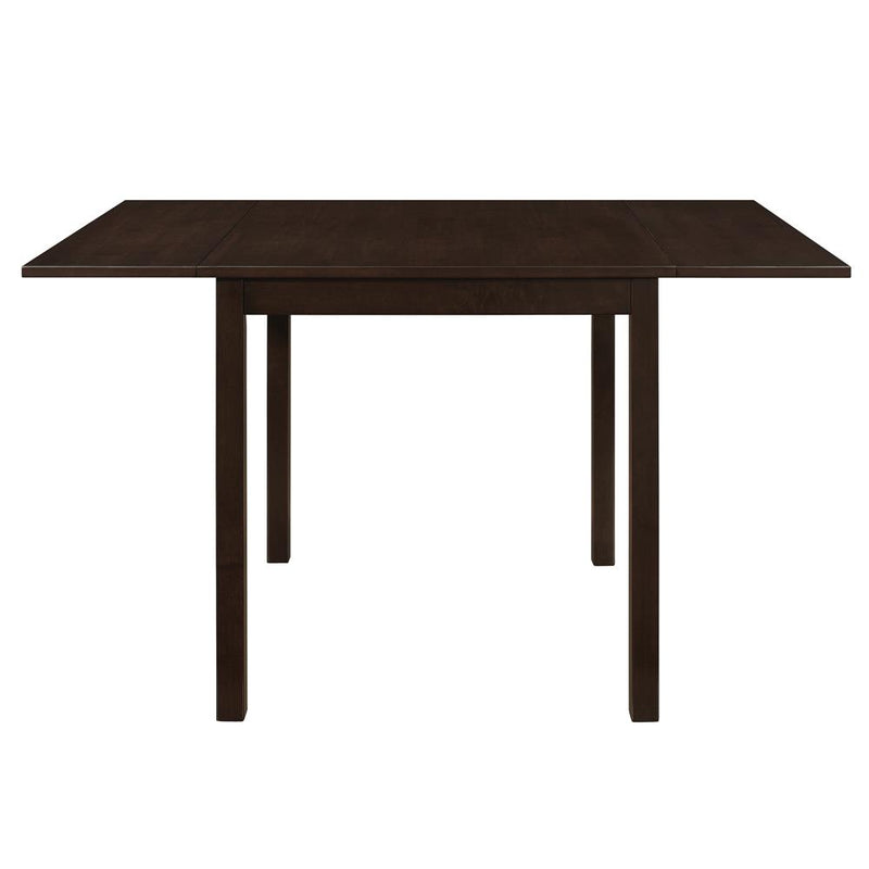 Kelso Rectangular Dining Table With Drop Leaf Cappuccino