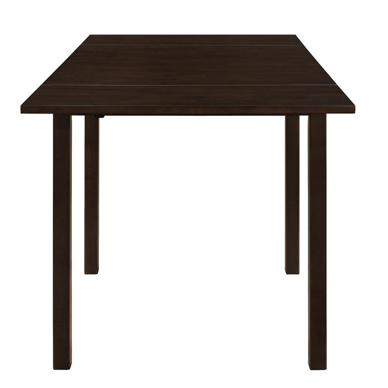Kelso Rectangular Dining Table With Drop Leaf Cappuccino