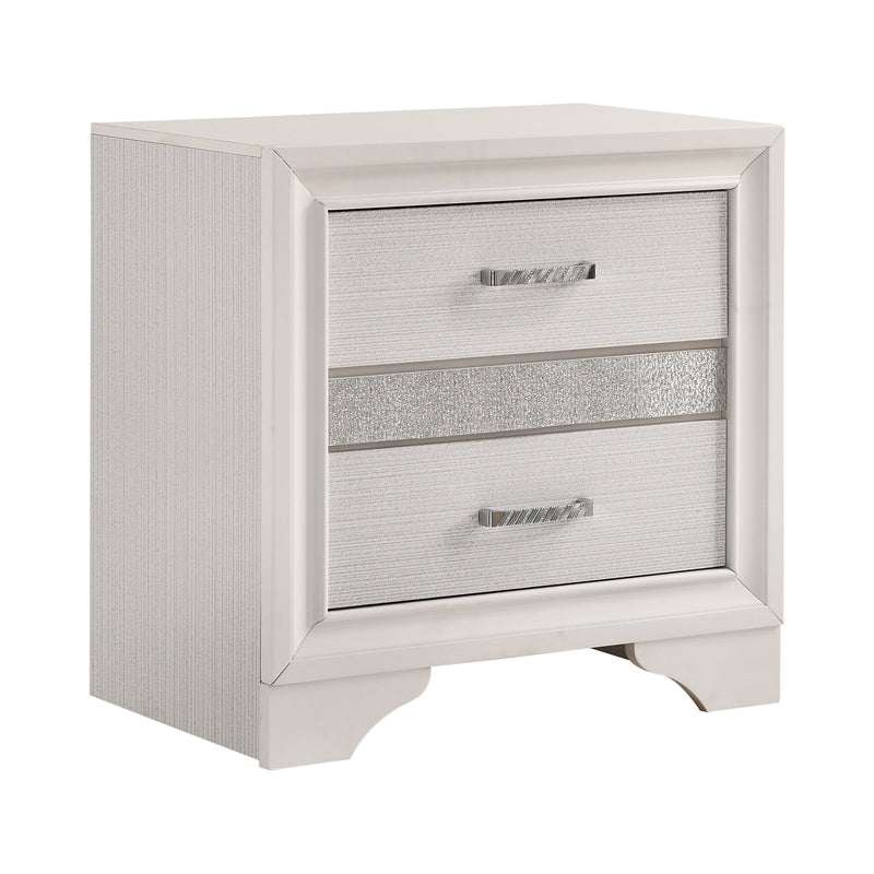 Miranda 7-Drawer Dresser White And Rhinestone