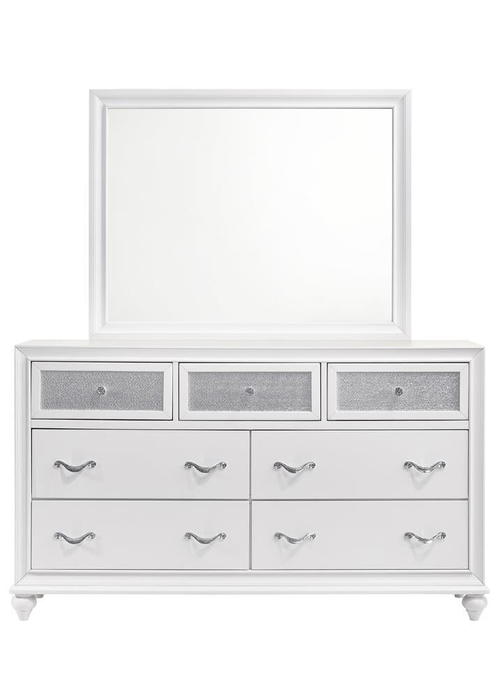 Barzini 7-Drawer Dresser White