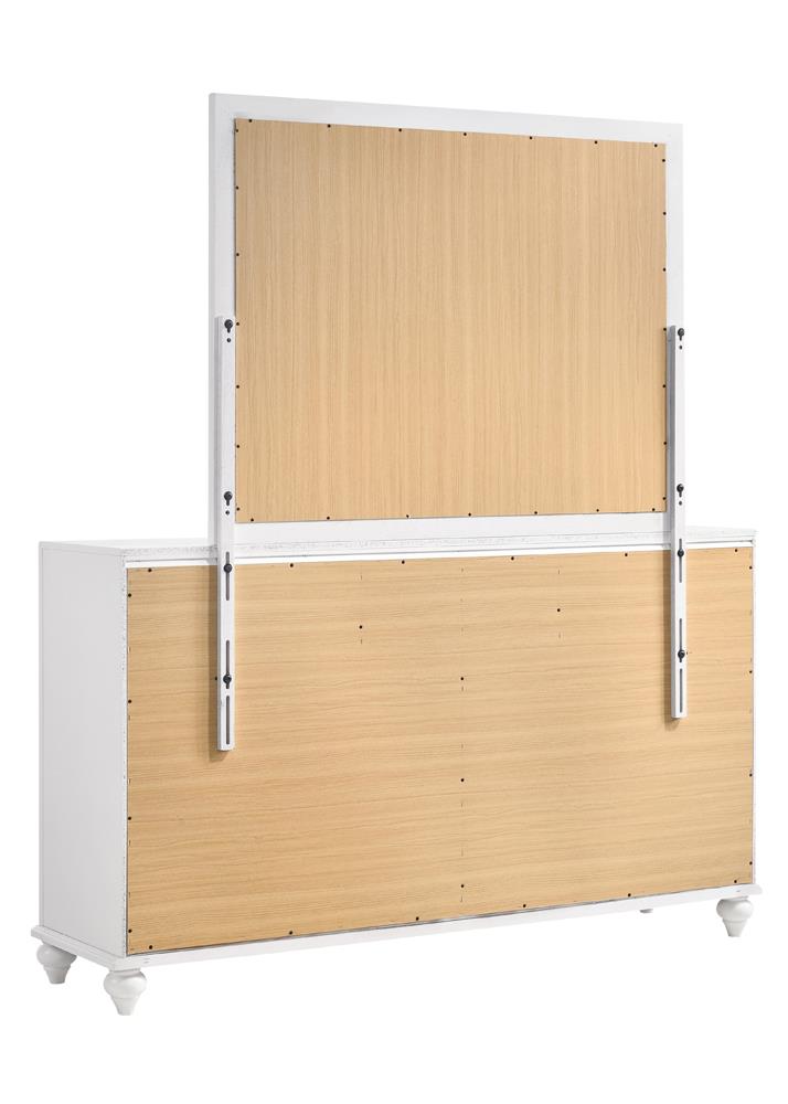 Barzini 7-Drawer Dresser White