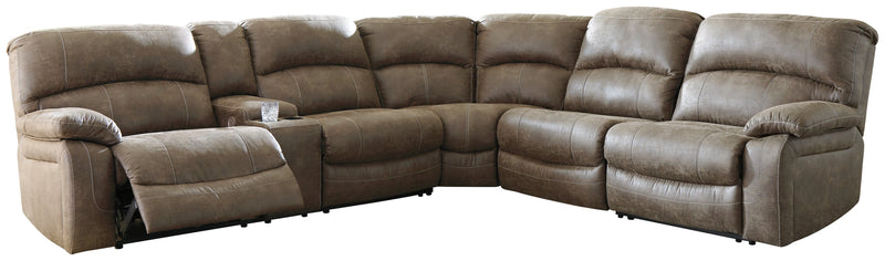 Segburg Driftwood 2-Piece Sectional With Recliner