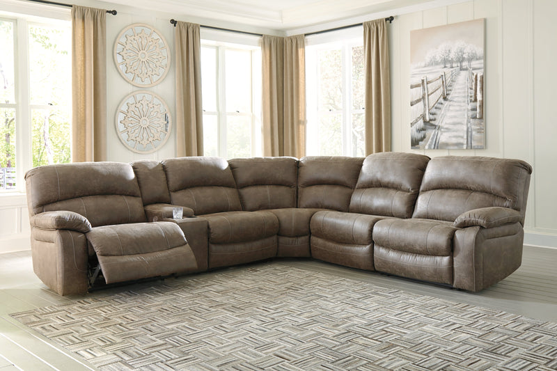 Segburg Driftwood 2-Piece Sectional With Recliner