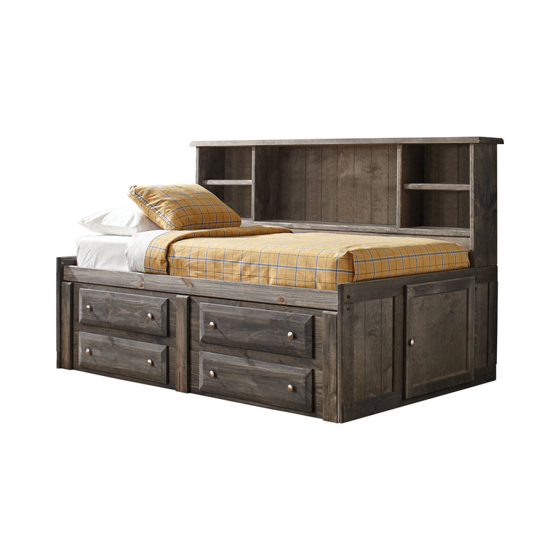 Wrangle Hill Trundle With Bunkie Mattress Amber Wash