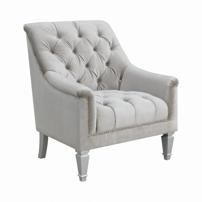 Grey Upholstered 2 Pc (Sofa+loveseat) 508461-S2