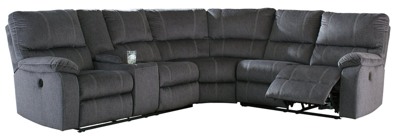 Urbino Charcoal Chenille 3-Piece Power Reclining Sectional