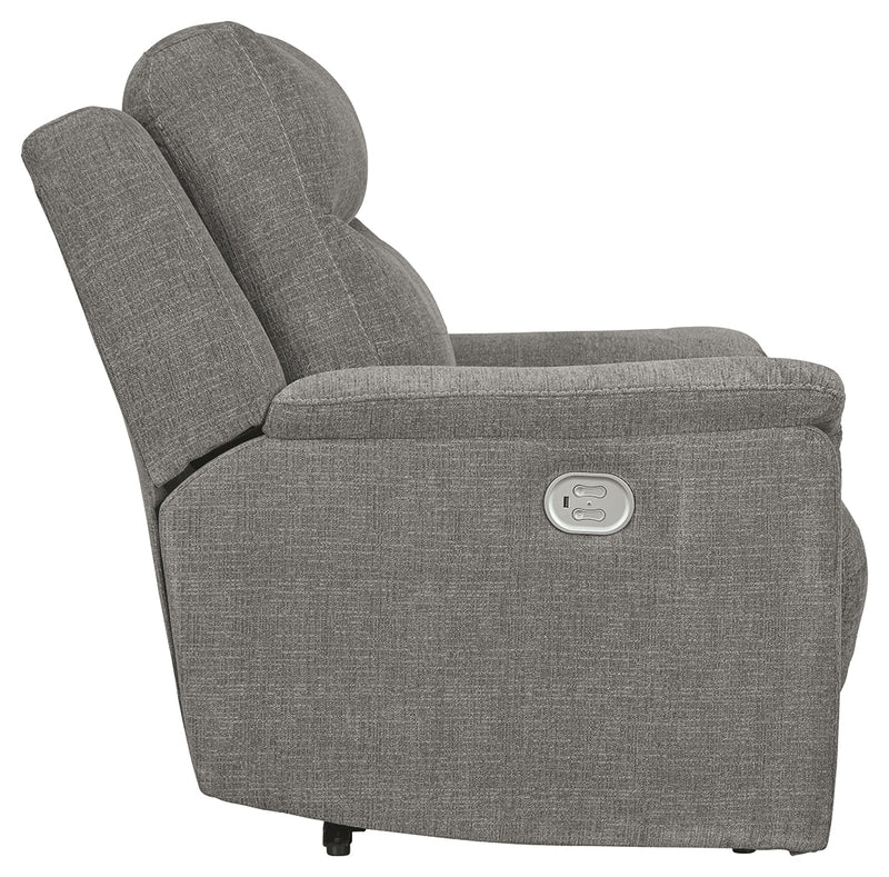 Mouttrie Smoke Chenille Power Recliner