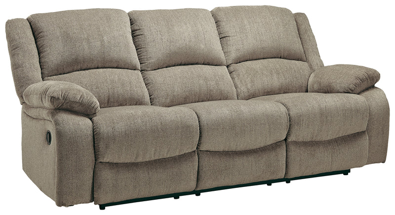 Draycoll Pewter Chenille Reclining Sofa