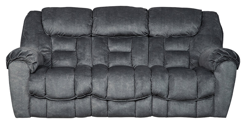 Capehorn Granite Microfiber Reclining Sofa
