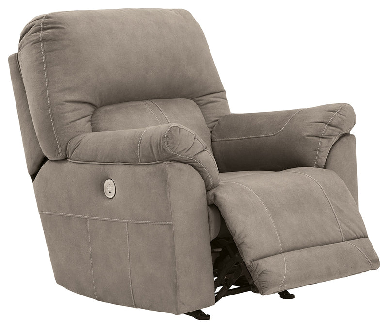 Cavalcade Slate Faux Leather Power Recliner