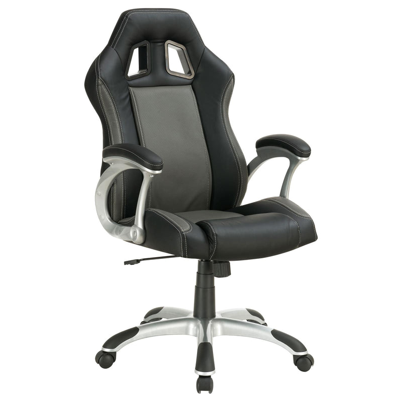 Black Upholstered Office Chair 800046