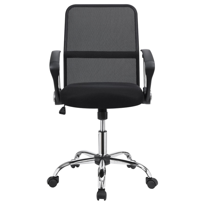 Black Upholstered Office Chair 801319