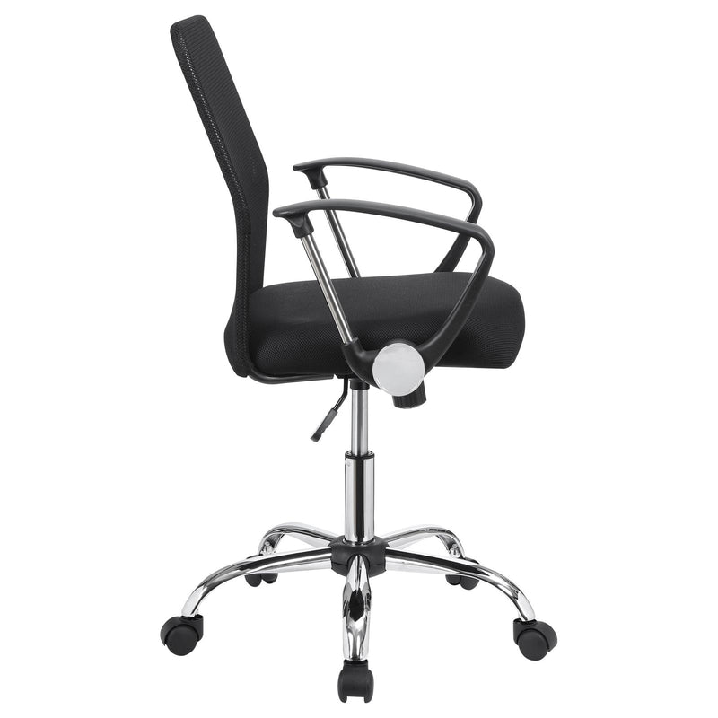 Black Upholstered Office Chair 801319
