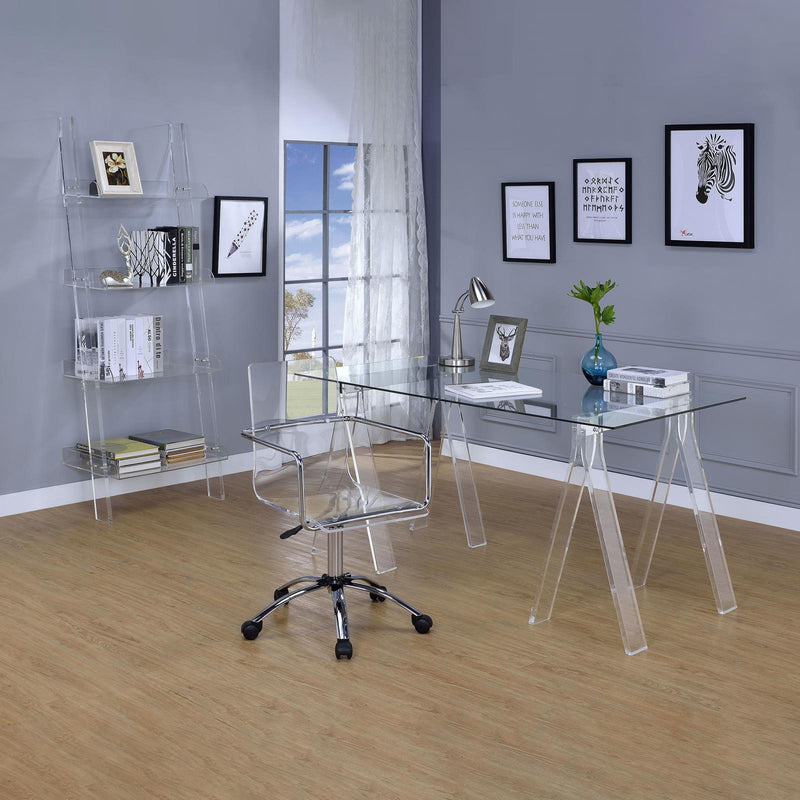 Amaturo Clear Acrylic Office Chair