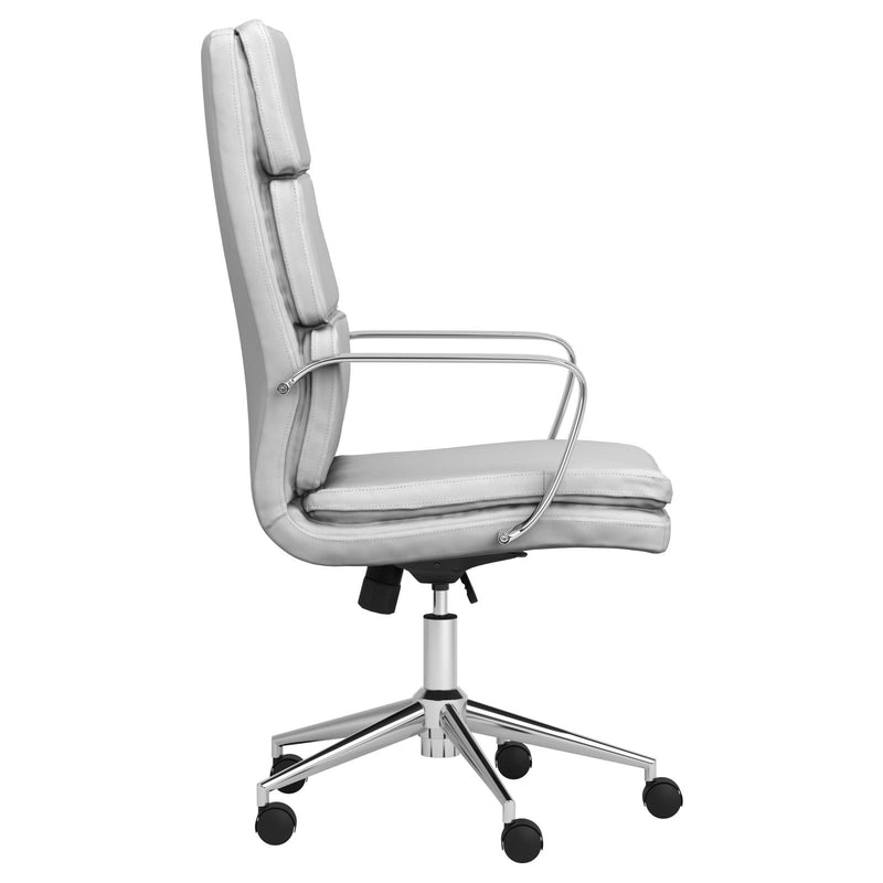 Chrome Upholstered Office  Chair 801746